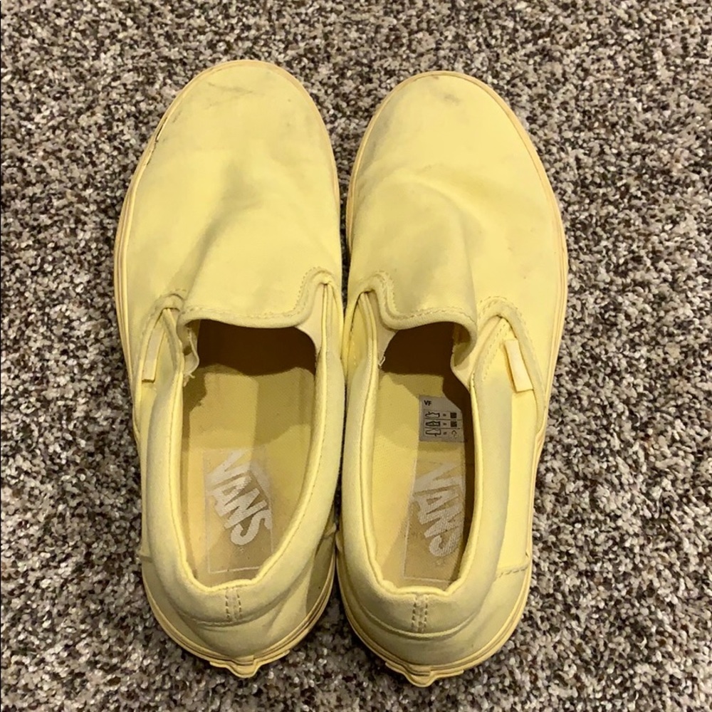 Yellow Slip-on Vans